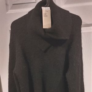 BNWT H&M Alpaca Blend Cross Neck Sweater